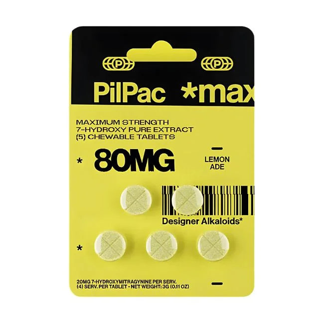 PilPac Max 7OH Designer Alkaloids 80mg 5pc