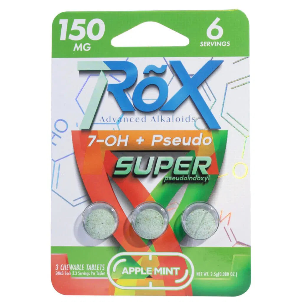 7RõX 7OH + Pseudo Tablets 50mg 3pc – Apple Mint