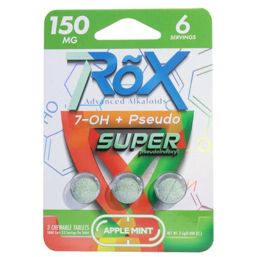 7RõX 7OH + Pseudo Tablets 50mg 3pc – Apple Mint