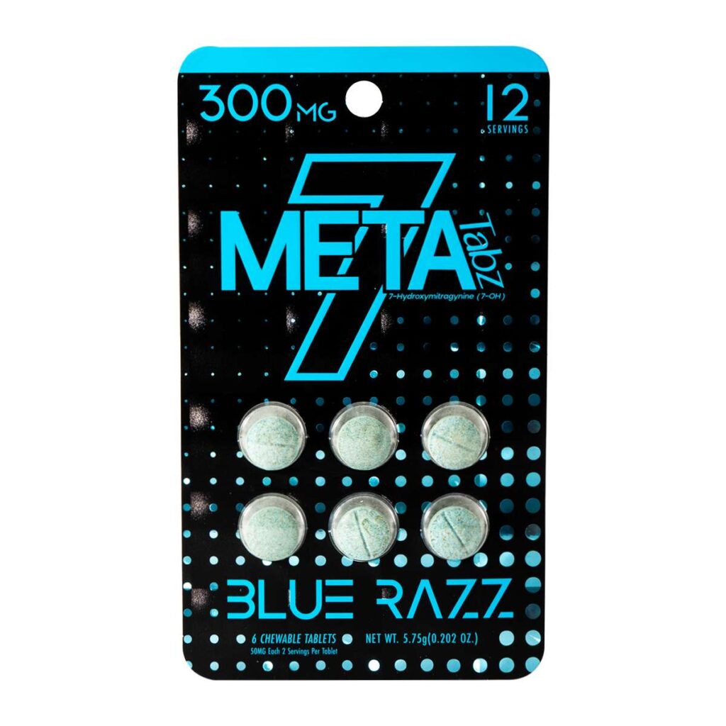 Meta Tabz 7OH 7-Hydroxy Kratom Tablets 6pc 300mg