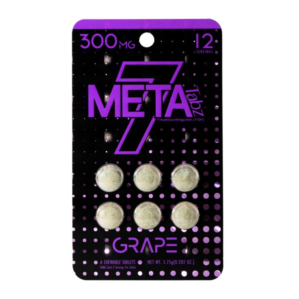 Meta Tabz 7OH 7-Hydroxy Kratom Tablets 6pc 300mg