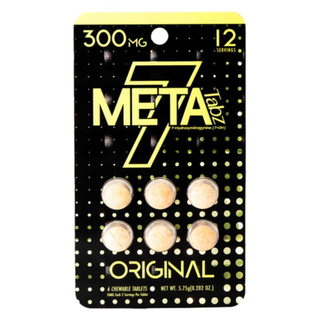 Meta Tabz 7OH 7-Hydroxy Kratom Tablets 6pc 300mg