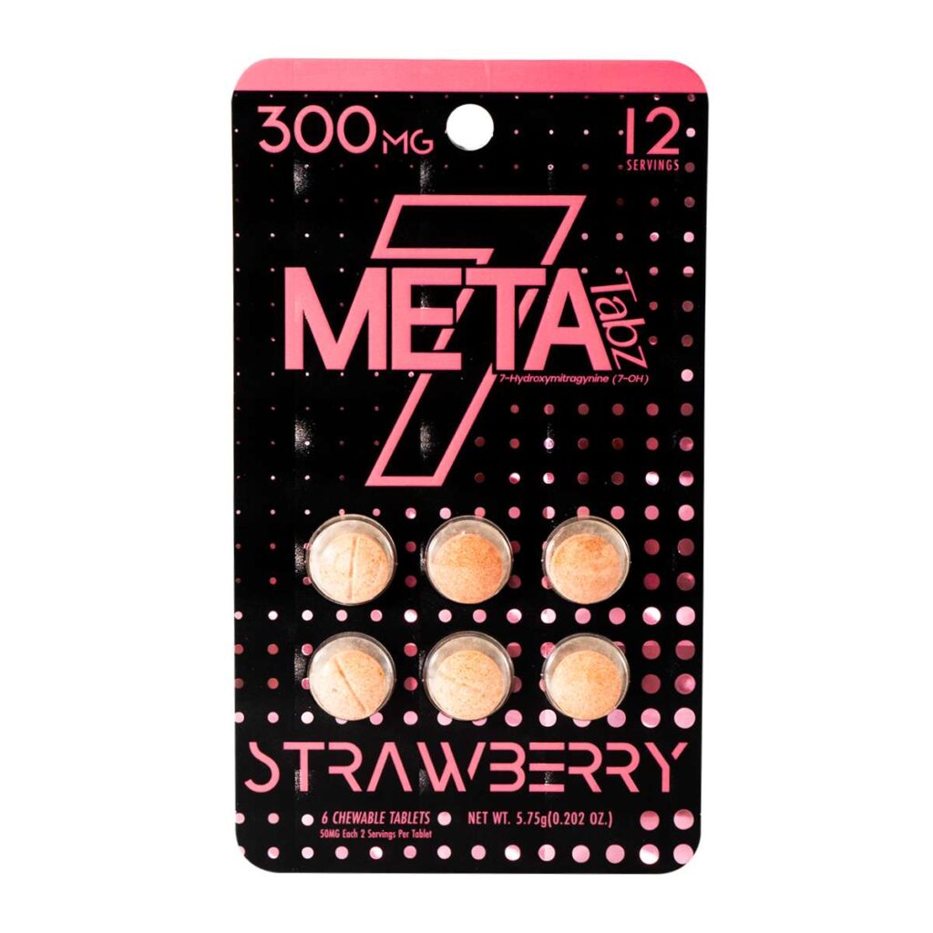Meta Tabz 7OH 7-Hydroxy Kratom Tablets 6pc 300mg